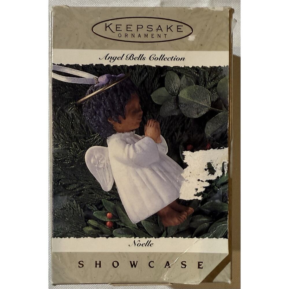 Hallmark keepsake ornament xmas tree angel bell Noelle 1995